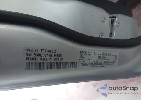 2024 Jeep Compass Trailhawk 4X4 из США, поврежденный, VIN 3C4NJDDN7RT149599